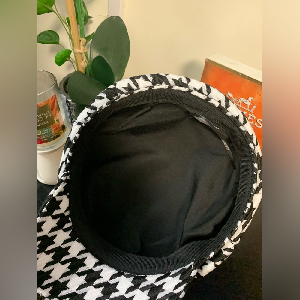 Black & white  hat